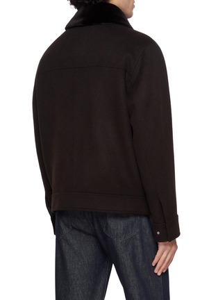 背面 - 点击放大 - YVES SALOMON - Double-face Cashmere Wool Jacket