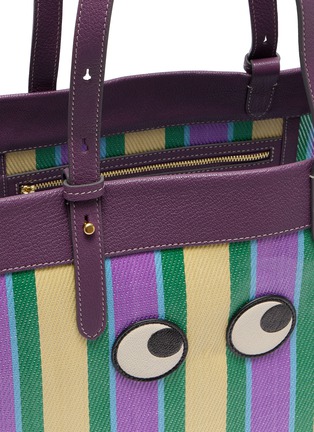 细节 - 点击放大 - ANYA HINDMARCH - E/W Stripes Tote Bag