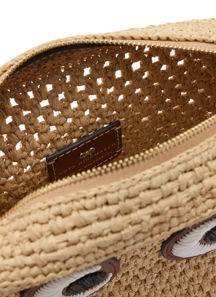 细节 - 点击放大 - ANYA HINDMARCH - Eyes Raffia Crossbody Bag