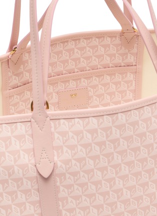 细节 - 点击放大 - ANYA HINDMARCH - I Am A Plastic Bag Monogram Canvas Leather Tote Bag