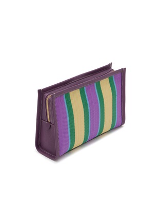 细节 - 点击放大 - ANYA HINDMARCH - Stripes Recycled Mesh Pouch