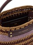 细节 - 点击放大 - ANYA HINDMARCH - Striped Raffia Crossbody Bag