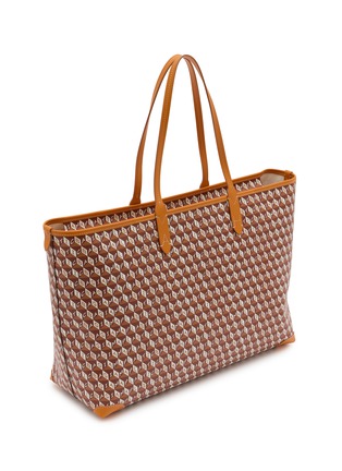 细节 - 点击放大 - ANYA HINDMARCH - I Am A Plastic Bag Monogram Canvas Zipped Tote Bag
