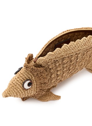 细节 - 点击放大 - ANYA HINDMARCH - Fish Raffia Clutch Bag