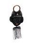 细节 - 点击放大 - ANYA HINDMARCH - Macramé Fish Cotton Leather Clutch Bag