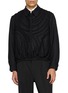 首图 - 点击放大 - TAAKK - Embroidered Pinstriped Wool Zip Up Jacket