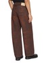 背面 - 点击放大 - TAAKK - Dark Wash Jacquard Wide Leg Jeans