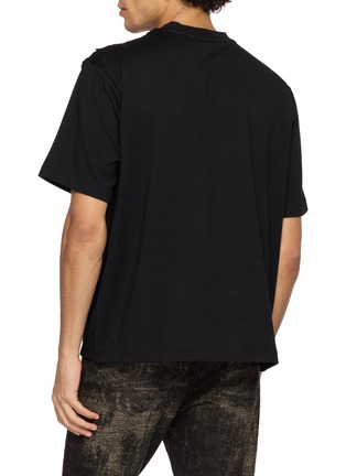 背面 - 点击放大 - TAAKK - Tape Embroidered Crewneck Cotton T-Shirt