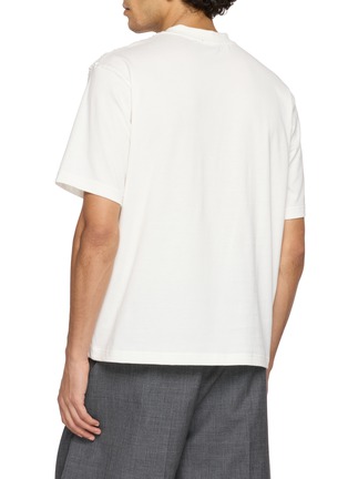 背面 - 点击放大 - TAAKK - Tape Embroidered Crewneck Cotton T-Shirt