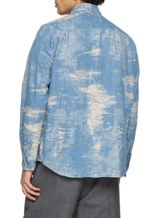 背面 - 点击放大 - TAAKK - Dark Wash Jacquard Denim Shirt