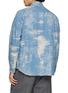 背面 - 点击放大 - TAAKK - Dark Wash Jacquard Denim Shirt