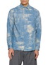 首图 - 点击放大 - TAAKK - Dark Wash Jacquard Denim Shirt