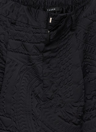  - TAAKK - Textured Straight-Leg Trousers