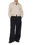 模特儿示范图 - 点击放大 - TAAKK - Textured Straight-Leg Trousers