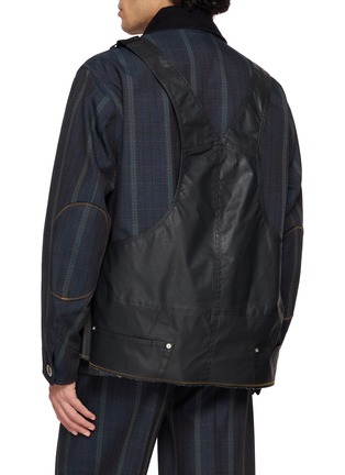 背面 - 点击放大 - KOLOR - Fisherman Bib Panel Chequered Jacket
