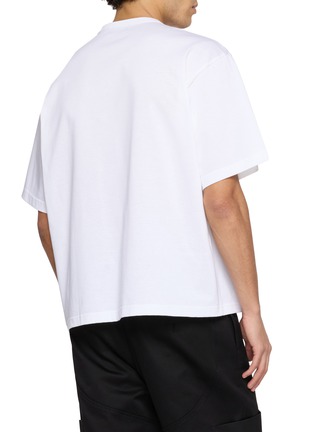 背面 - 点击放大 - KOLOR - Crewneck Cotton Graphic T-shirt