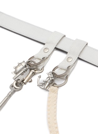 细节 - 点击放大 - KOLOR - Key Charm Braided Suede Belt