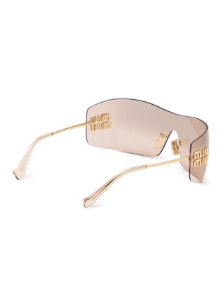 模特儿示范图 - 点击放大 - MIU MIU - Main Collection Rectangle Sunglasses