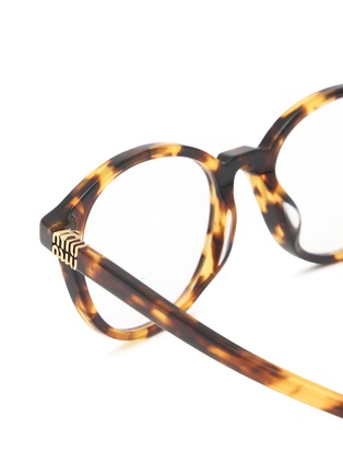 细节 - 点击放大 - MIU MIU - Main Collection Round Optical Glasses