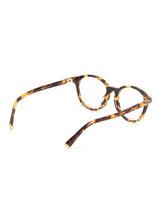 模特儿示范图 - 点击放大 - MIU MIU - Main Collection Round Optical Glasses