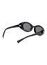 模特儿示范图 - 点击放大 - MIU MIU - Main Collection Oval Sunglasses