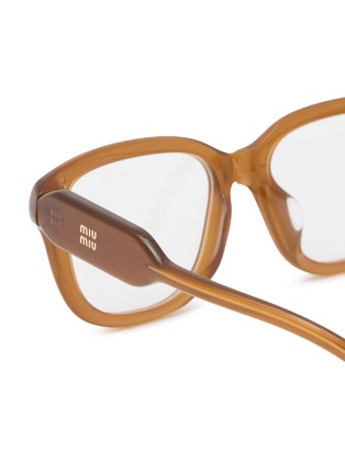 细节 - 点击放大 - MIU MIU - Main Collection Square Optical Glasses