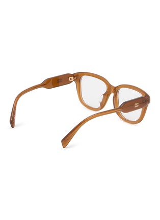 模特儿示范图 - 点击放大 - MIU MIU - Main Collection Square Optical Glasses