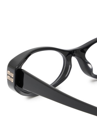细节 - 点击放大 - MIU MIU - Main Collection Oval Optical Glasses