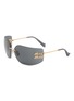首图 - 点击放大 - MIU MIU - Fashion Show Metal Rectangle Sunglasses