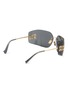 模特儿示范图 - 点击放大 - MIU MIU - Fashion Show Metal Rectangle Sunglasses