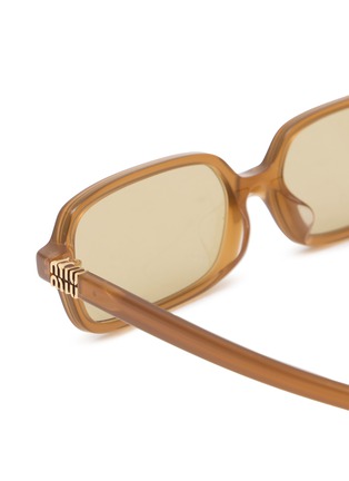 细节 - 点击放大 - MIU MIU - Dna Rectangle Sunglasses