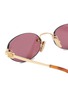 细节 - 点击放大 - MIU MIU - Main Collection Oval Sunglasses