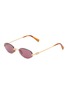 首图 - 点击放大 - MIU MIU - Main Collection Oval Sunglasses