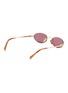 模特儿示范图 - 点击放大 - MIU MIU - Main Collection Oval Sunglasses