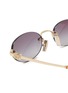 细节 - 点击放大 - MIU MIU - Main Collection Oval Sunglasses