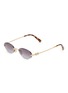 首图 - 点击放大 - MIU MIU - Main Collection Oval Sunglasses
