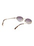 模特儿示范图 - 点击放大 - MIU MIU - Main Collection Oval Sunglasses