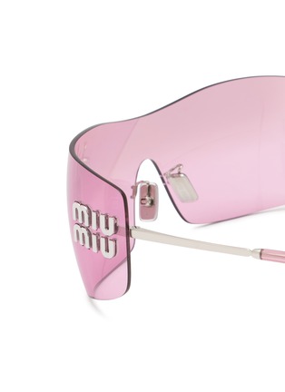 细节 - 点击放大 - MIU MIU - Main Collection Rectangle Sunglasses