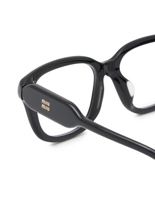 细节 - 点击放大 - MIU MIU - Main Collection Square Optical Glasses