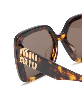 细节 - 点击放大 - MIU MIU - Main Collection Square Sunglasses