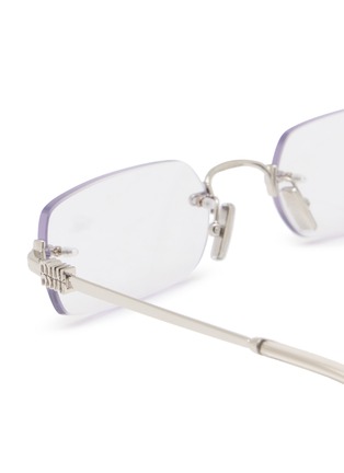 细节 - 点击放大 - MIU MIU - Main Collection Rectangular Optical Glasses