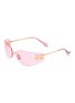 首图 - 点击放大 - MIU MIU - Fashion Show Metal Rectangle Sunglasses