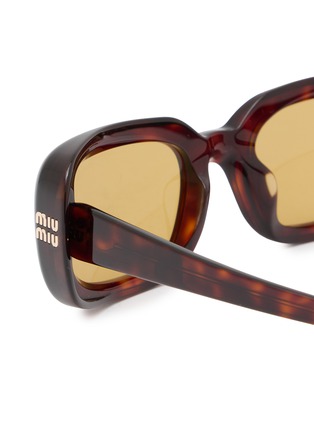细节 - 点击放大 - MIU MIU - Main Collection Rectangle Sunglasses