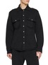 首图 - 点击放大 - BARRIE - Cashmere Cotton Denim Overshirt