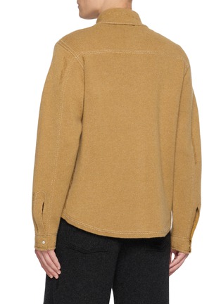 背面 - 点击放大 - BARRIE - Cashmere Cotton Denim Overshirt