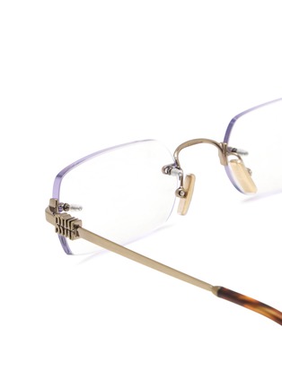 细节 - 点击放大 - MIU MIU - Main Collection Rectangular Optical Glasses