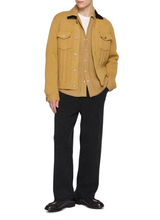 模特儿示范图 - 点击放大 - BARRIE - Chest Pocket Fitted Jacket
