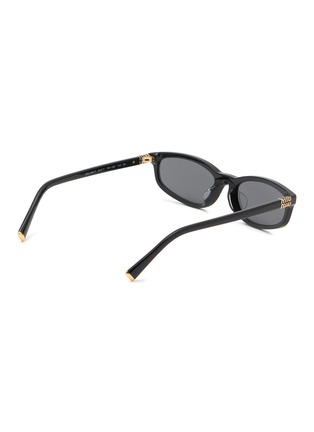模特儿示范图 - 点击放大 - MIU MIU - Miu Regard Rectangle Sunglasses