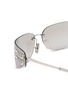 细节 - 点击放大 - MIU MIU - Fashion Show Metal Rectangle Sunglasses