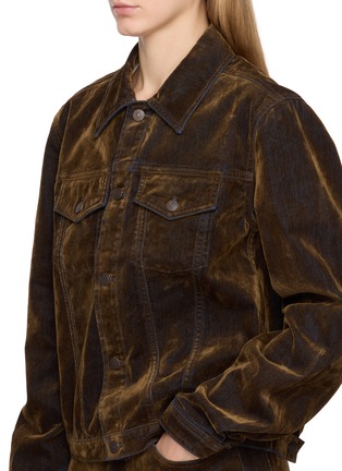  - TONYWACK - Oversized Flock Denim Trucker Jacket